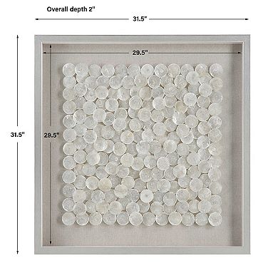 Uttermost Roxas Oyster Shell Shadow Box