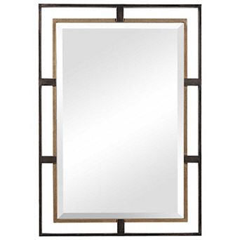Rectangular Suspended Illusion Wall Mirror
