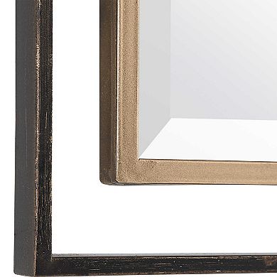 Rectangular Suspended Illusion Wall Mirror