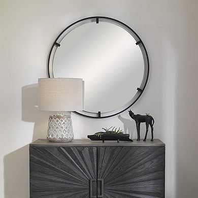 Circle Suspended Illusion Wall Mirror
