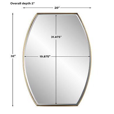 Uttermost Rounded Rectangular Wall Mirror