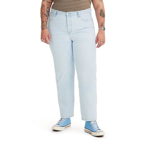 Plus Size Levi's® 501™ High-Rise Straight Leg Jeans