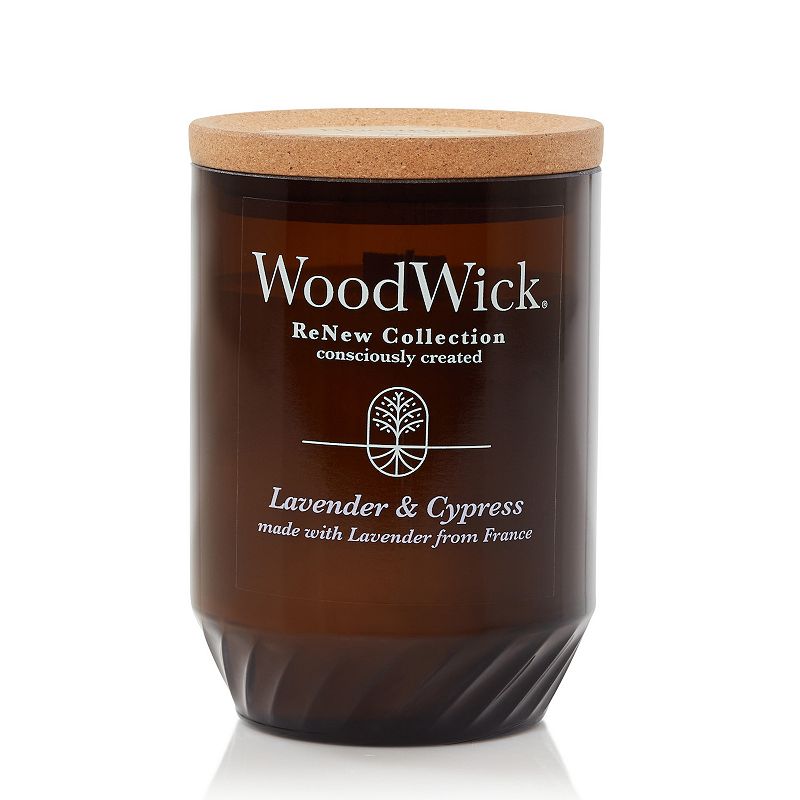 WoodWick ReNew Lavender & Cypress Large Jar Candle, Multicolor
