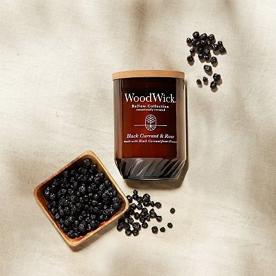 WoodWick® ReNew Black Currant & Rose Large Jar Candle
