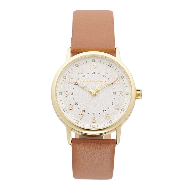 Skechers® Women's Matteson Brown Strap Watch - Brown