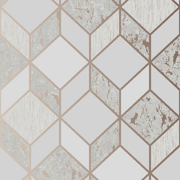 Superfresco Vittorio Geometric Pattern Removable Wallpaper