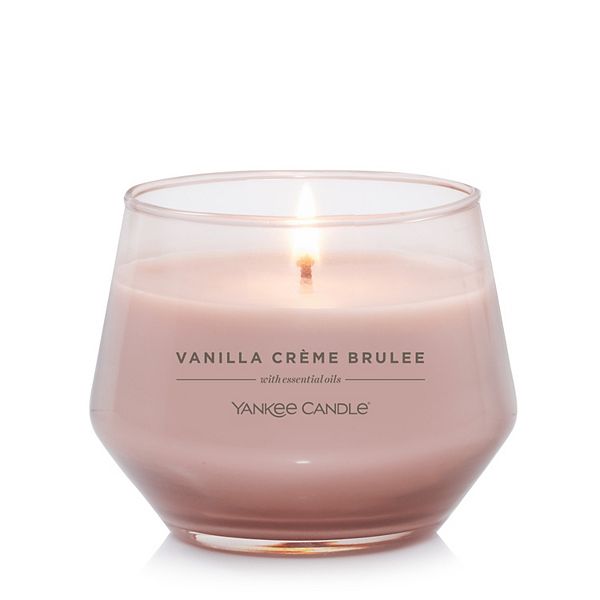 10oz 1-Wick Studio Collection Glass Candle Vanilla Creme Brulee - Yankee Candle