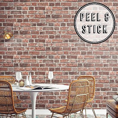 Transform Faux Brick Peel & Stick Wallpaper