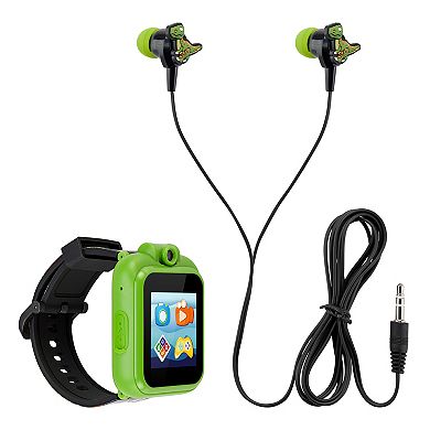 PlayZoom 2 Kids' Dinosaur Smart Watch & Earbuds Set