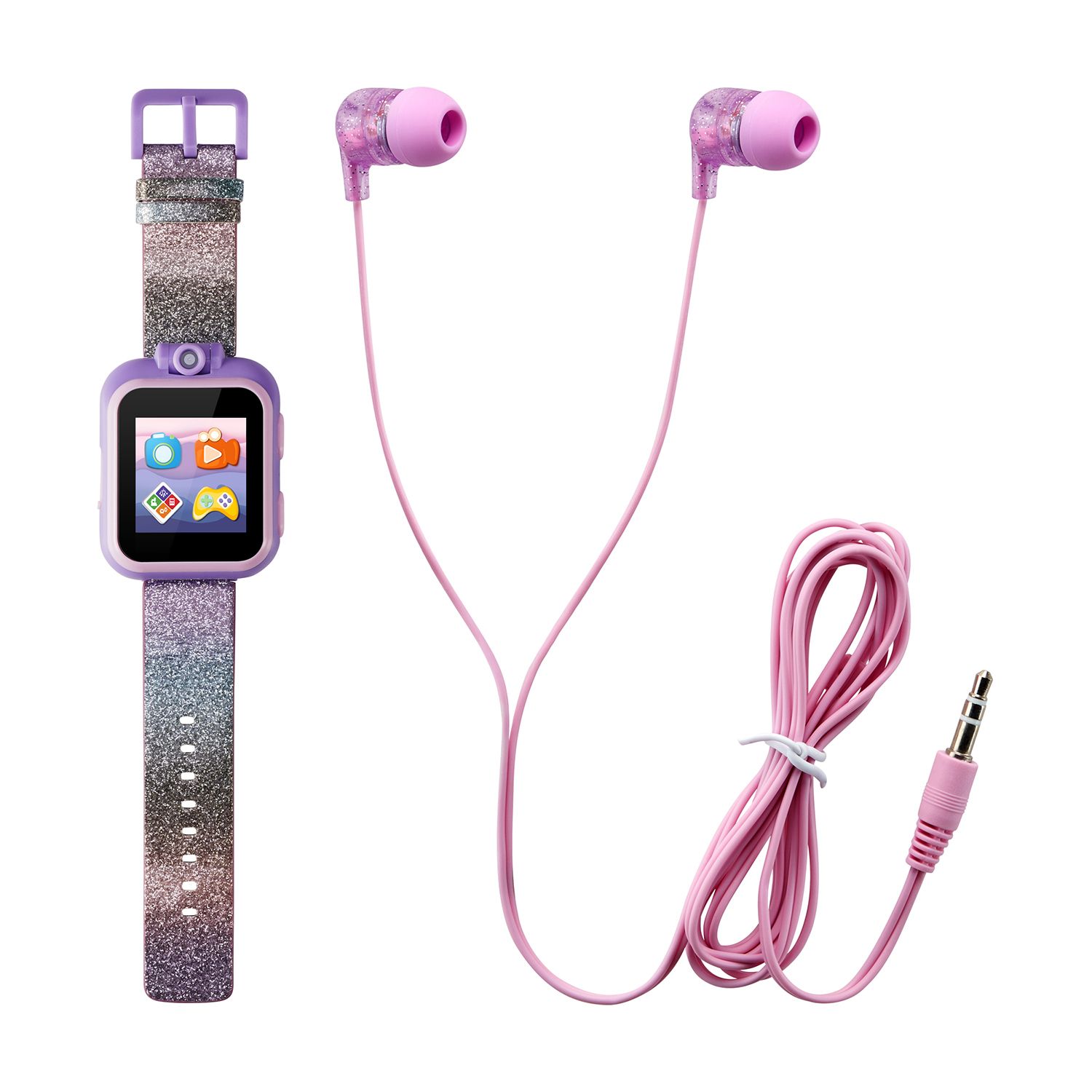 PlayZoom 2 Girls Smartwatch - Purple Butterfly Print 