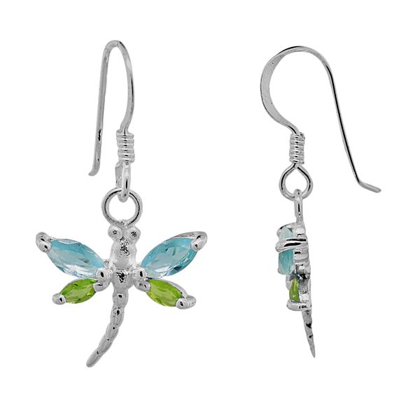 Dragonfly Drop Earrings