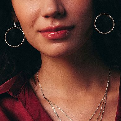 MC Collective Terina Open Circle Drop Earrings