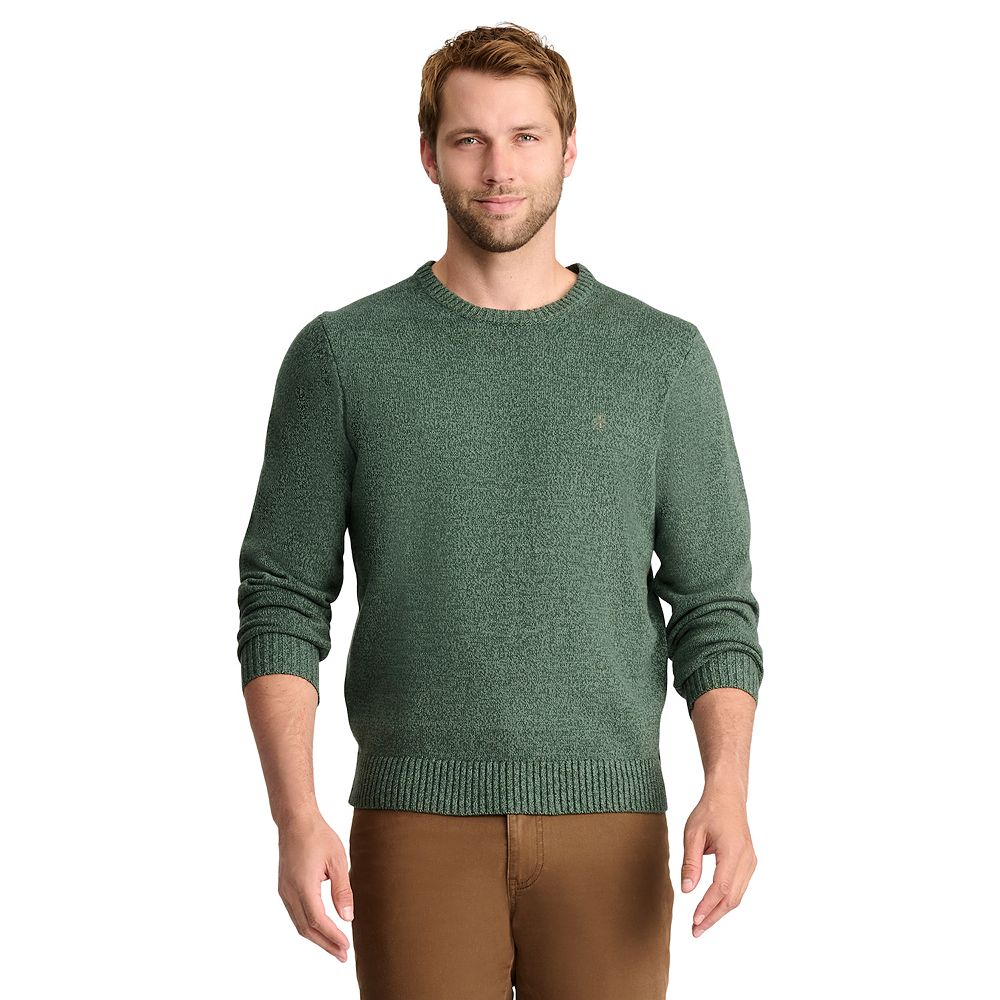 Izod Men's Marled Crewneck Sweater XXL Vanilla Ice