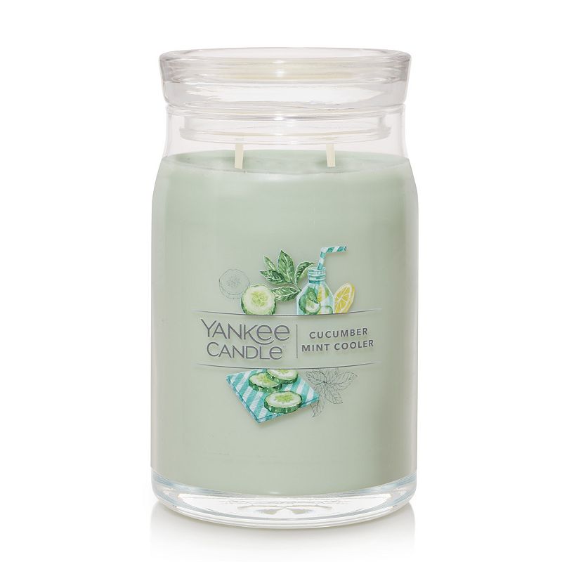 Yankee Candle Cucumber Mint Cooler 20-oz. Candle Jar, Multicolor
