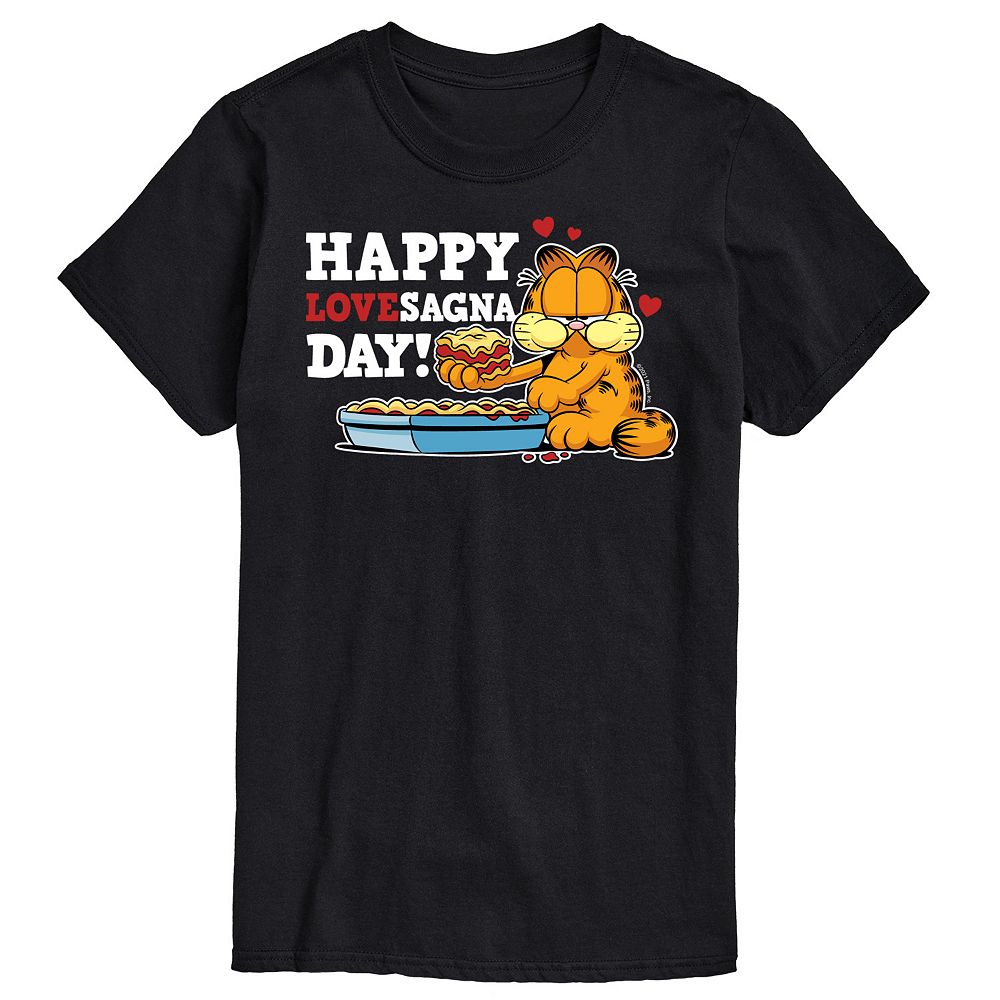 Nickelodeon Men's Big & Tall Garfield Graphic T-Shirt – Athletic Heather, Large Tall