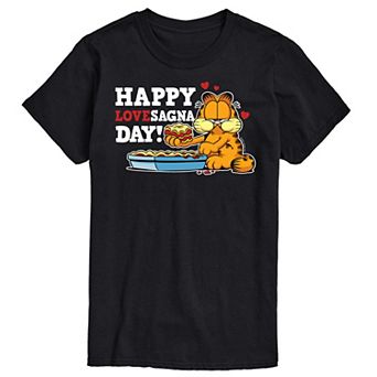 Big & Tall Garfield Lovesagna Day Tee