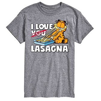 Big & Tall Garfield I Love Lasagna Tee