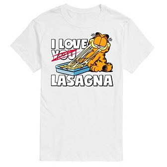 Big & Tall Garfield I Love Lasagna Tee
