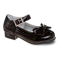 Black little girl dress shoes hotsell