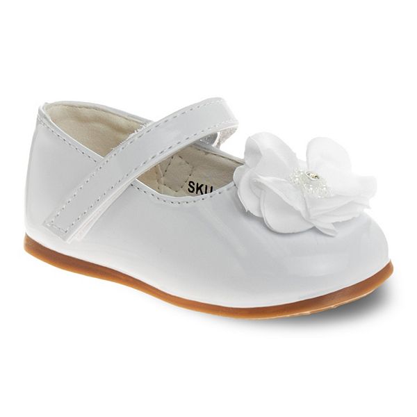 White dress shoes 2025 for infant girl