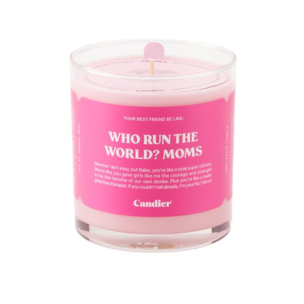 Moms Run The World Candle