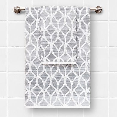 Linum Home Textiles Turkish Cotton Alev Jacquard 2-piece Bath Towel Set
