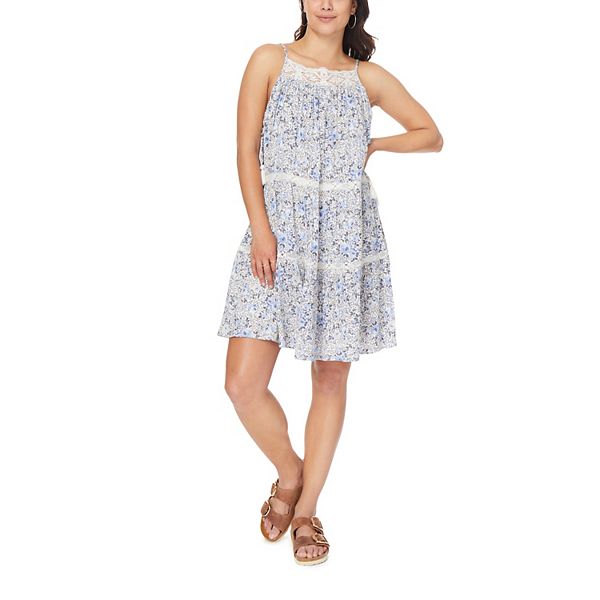 Juniors' WallFlower Penelope Tiered Swing Dress