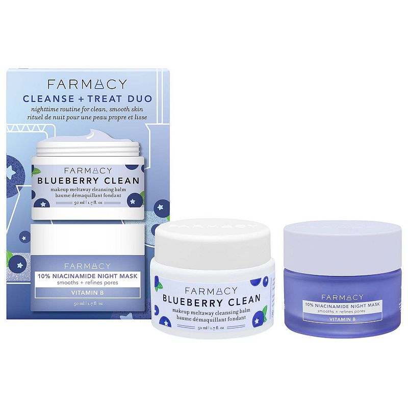 Cleanse + Treat Duo Nighttime Routine for Clean, Smooth Skin, Multicolor