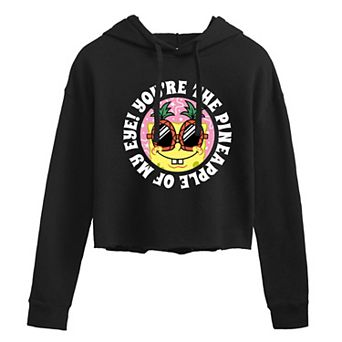 Juniors' Nickelodeon SpongeBob "My Eye" Cropped Graphic Hoodie