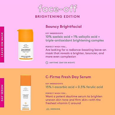 Bouncy Brightfacial Brightening Mask with 10% Azelaic Acid + 1% Salicylic Acid