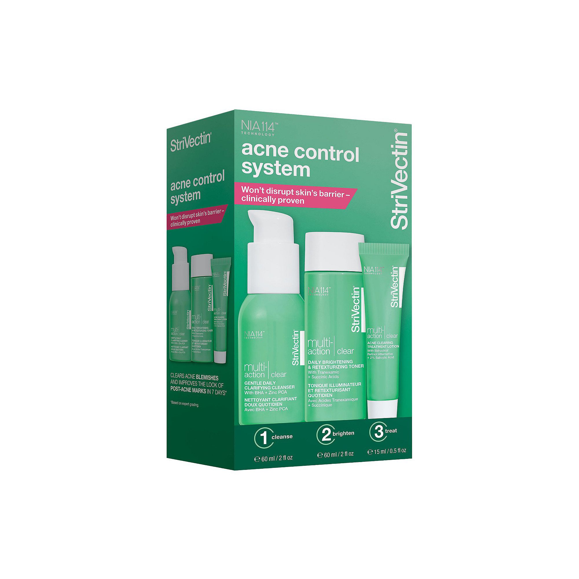 StriVectin Multi Action Clear Acne Control 30-Day Trial Kit, Size: .7Oz, No