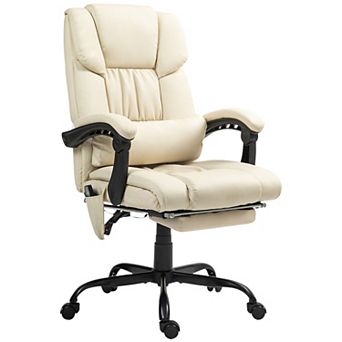 Vinsetto Massage Office Chair, Office Chair with 6 Vibration Points