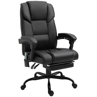 Vinsetto Massage Office Chair, Office Chair with 6 Vibration Points