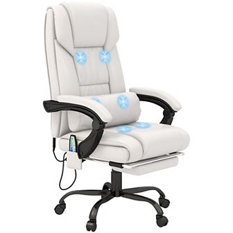 Vinsetto Massage Office Chair, Office Chair with 6 Vibration Points