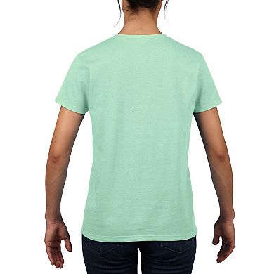 Ladies/Womens Heavy Cotton Missy Fit Short Sleeve T-Shirt