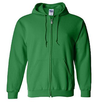 Gildan Heavy Blend Unisex Adult Full Zip Hooded Sweatshirt Top