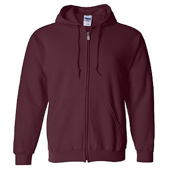 Gildan Heavy Blend Unisex Adult Full Zip Hooded Sweatshirt Top