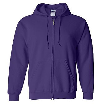 Gildan Heavy Blend Unisex Adult Full Zip Hooded Sweatshirt Top