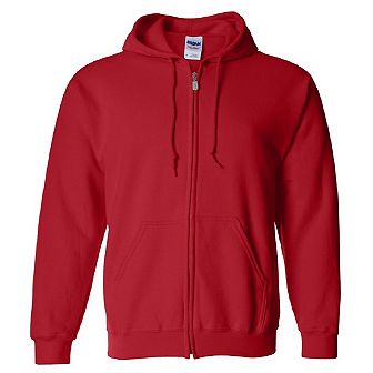 Gildan Heavy Blend Unisex Adult Full Zip Hooded Sweatshirt Top