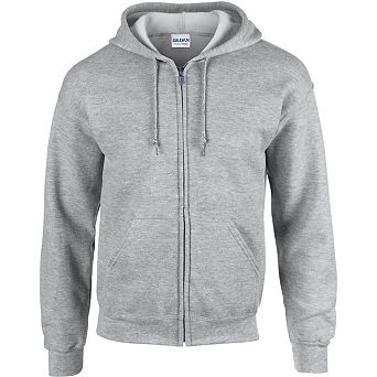 Gildan Heavy Blend Unisex Adult Full Zip Hooded Sweatshirt Top