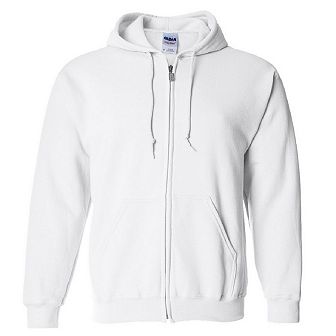 Gildan Heavy Blend Unisex Adult Full Zip Hooded Sweatshirt Top