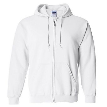 Gildan Heavy Blend Unisex Adult Full Zip Hooded Sweatshirt Top