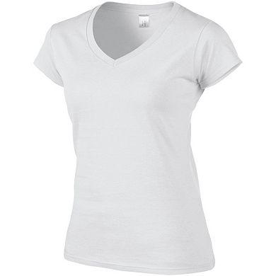 Ladies Soft Style Short Sleeve V-Neck T-Shirt