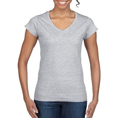 Gildan Ladies Soft Style Short Sleeve V-Neck T-Shirt