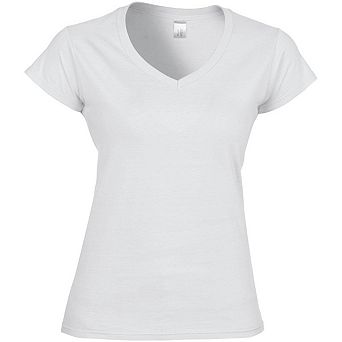 Gildan Ladies Soft Style Short Sleeve V-Neck T-Shirt