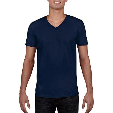 Mens Soft Style V-Neck Short Sleeve T-Shirt