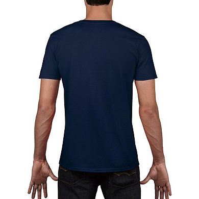 Mens Soft Style V-Neck Short Sleeve T-Shirt