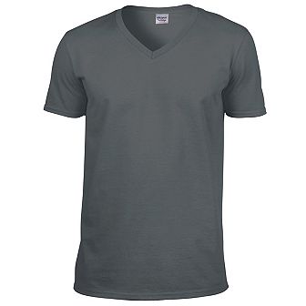 Gildan Mens Soft Style V-Neck Short Sleeve T-Shirt