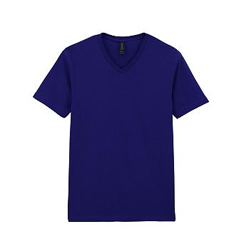 Gildan Mens Soft Style V-Neck Short Sleeve T-Shirt
