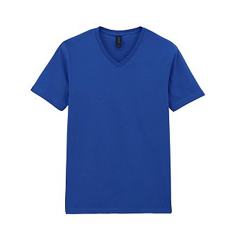 Gildan Mens Soft Style V-Neck Short Sleeve T-Shirt